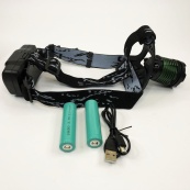 Налобний ліхтар POLICE BL-2188-T6, водонепроникний ліхтар, головний ліхтарик, потужний акумуляторний. Зображення №13