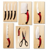 Набір кухонних ножів Contour Pro Knives 13 предметів, Набір кухонного приладдя набір ножів. Зображення №3