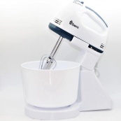 Миксер бытовой 7 скоростей с чашей 2 л Domotec MS-1366, миксер кухонный стационарный, кухонный тестомес. Изображение №5 Миксер бытовой 7 скоростей с чашей 2 л Domotec MS-1366, миксер кухонный стационарный, кухонный тестомес. Изображение №5