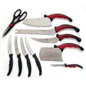 Набір кухонних ножів Contour Pro Knives 13 предметів, Набір кухонного приладдя набір ножів. Зображення №11