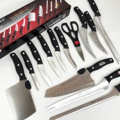 Набір кухонних ножів Contour Pro Knives 13 предметів, Набір кухонного приладдя набір ножів. Зображення №18