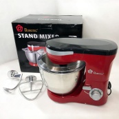 Міксер-тестоміс планетарний Domotec MS-1368 на 6 швидкостей 3 насадки чаша 4 л 1500 W. Зображення №13