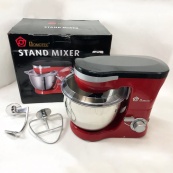 Міксер-тестоміс планетарний Domotec MS-1368 на 6 швидкостей 3 насадки чаша 4 л 1500 W. Зображення №14