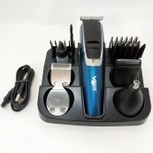 Машинка триммер 4в1 VGR V-172 для стрижки волос на аккумуляторе зарядка USB, электробритва для головы. Изображение №8