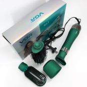 Фен-щітка VGR V-493 Мультистайлер 4в1 з насадками 1000 Вт професійний повітряний Браш Стайлер. Зображення №12 Фен-щітка VGR V-493 Мультистайлер 4в1 з насадками 1000 Вт професійний повітряний Браш Стайлер. Зображення №12