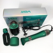 Фен-щітка VGR V-493 Мультистайлер 4в1 з насадками 1000 Вт професійний повітряний Браш Стайлер. Зображення №13 Фен-щітка VGR V-493 Мультистайлер 4в1 з насадками 1000 Вт професійний повітряний Браш Стайлер. Зображення №13