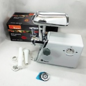 Мясорубка с соковыжималкой Domotec MS-2018 2500 Вт. Цвет: белый. Изображение №2