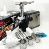 Электрическая мясорубка Domotec MS-2020 с насадкой для томатов и терками 2600 W. Изображение №6 Электрическая мясорубка Domotec MS-2020 с насадкой для томатов и терками 2600 W. Изображение №6