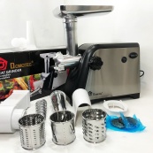 Электрическая мясорубка Domotec MS-2020 с насадкой для томатов и терками 2600 W. Изображение №8 Электрическая мясорубка Domotec MS-2020 с насадкой для томатов и терками 2600 W. Изображение №8