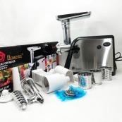 Электрическая мясорубка Domotec MS-2020 с насадкой для томатов и терками 2600 W. Изображение №13 Электрическая мясорубка Domotec MS-2020 с насадкой для томатов и терками 2600 W. Изображение №13