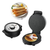 Електрична вафельниця RAF R.565 з антипригарним покриттям та конусом для трубочок. Зображення №4