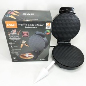 Електрична вафельниця RAF R.565 з антипригарним покриттям та конусом для трубочок. Зображення №17