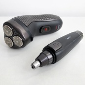 Триммер для стрижки бороды триммер для носа, электробритва 3 в 1 GEMEI GM-7113, Триммер беспроводной. Изображение №3