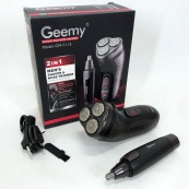 Триммер для стрижки бороды триммер для носа, электробритва 3 в 1 GEMEI GM-7113, Триммер беспроводной. Изображение №5
