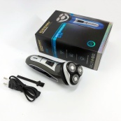 Электробритва GEEMY GM-7090 3 в 1 триммер, беспроводная электробритва, Триммер для усов. Цвет: синий. Изображение №3