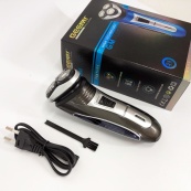 Электробритва GEEMY GM-7090 3 в 1 триммер, беспроводная электробритва, Триммер для усов. Цвет: синий. Изображение №10