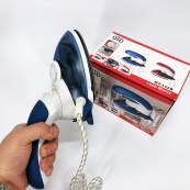 Відпарювач Mini Steam Iron HT-558B, Праска електрична парова, Парова праска для одягу. Колір: синій. Зображення №14 Відпарювач Mini Steam Iron HT-558B, Праска електрична парова, Парова праска для одягу. Колір: синій. Зображення №14