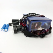 Налобний ліхтар X-Balog BL-T07B-P90, потужний тактичний ліхтарик налобний, водонепроникний ліхтар. Зображення №9