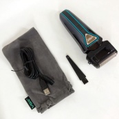 Електробритва портативна VGR V-333 шейвер для гоління бороди та вусів з акумулятором. Колір: чорний. Зображення №8