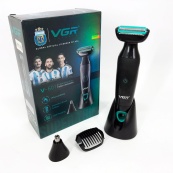 Акумуляторна електробритва для стрижки VGR V-601 від USB бритва електрична з професійною насадками. Зображення №17 Акумуляторна електробритва для стрижки VGR V-601 від USB бритва електрична з професійною насадками. Зображення №17