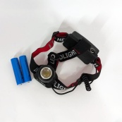 Фонарь налобный светодиодный водонепроницаемый с 2 аккумуляторами Bailong BL-T06B-P90, головной фонарик. Изображение №14