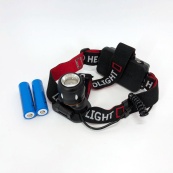 Фонарь налобный светодиодный водонепроницаемый с 2 аккумуляторами Bailong BL-T06B-P90, головной фонарик. Изображение №15