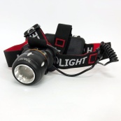 Фонарь налобный светодиодный водонепроницаемый с 2 аккумуляторами Bailong BL-T06B-P90, головной фонарик. Изображение №17