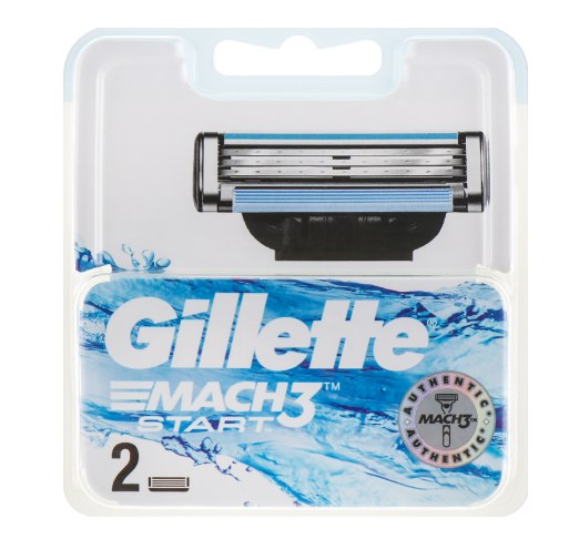 Змінні касети для гоління Gillette Mach-3 Start 2 шт Змінні касети для гоління Gillette Mach-3 Start 2 шт
