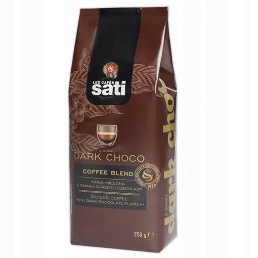 Кава мелена Sati Dark Chocolate 250 г Кава мелена Sati Dark Chocolate 250 г