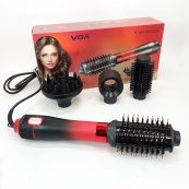 Фен-щітка стайлер VGR V-484 4 в 1. Колір: червоний. Зображення №3
