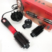 Фен-щітка стайлер VGR V-484 4 в 1. Колір: червоний. Зображення №5