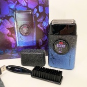 Електробритва VGR V-377 BLUE шейвер, Електрична акумуляторна бритва для гоління, шейвер чоловічий. Зображення №4