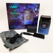 Електробритва VGR V-377 BLUE шейвер, Електрична акумуляторна бритва для гоління, шейвер чоловічий. Зображення №6