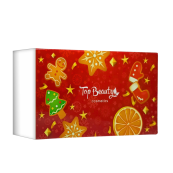 Подарунковий набір косметики для жінок Top Beauty "Різдвяні мандарини", 4 продукти. Зображення №2