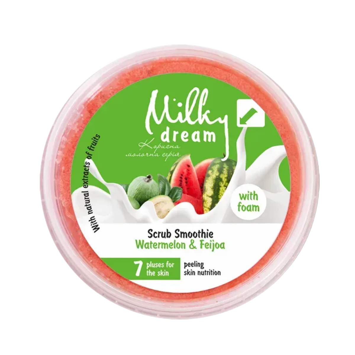 Скраб-смузі для тіла пінний Milky Dream "Watermelon & Feijoa" 140 г Скраб-смузі для тіла пінний Milky Dream "Watermelon & Feijoa" 140 г
