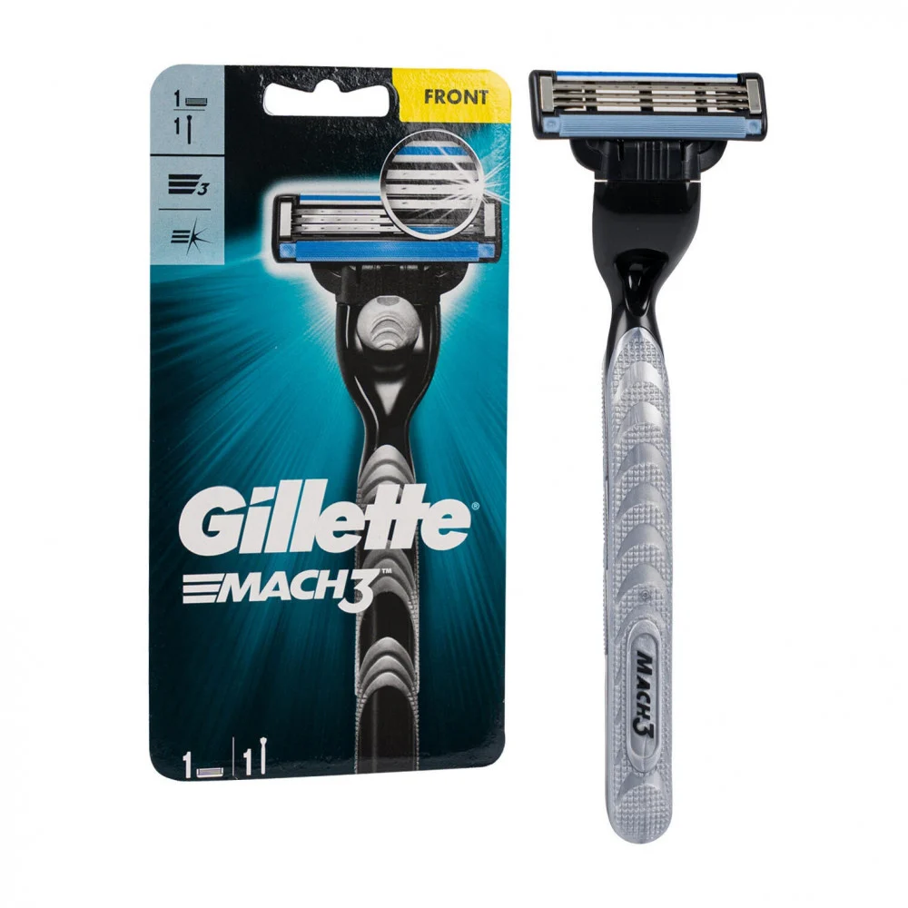 Бритва Gillette Mach3 з 1 змінним картриджем Бритва Gillette Mach3 з 1 змінним картриджем