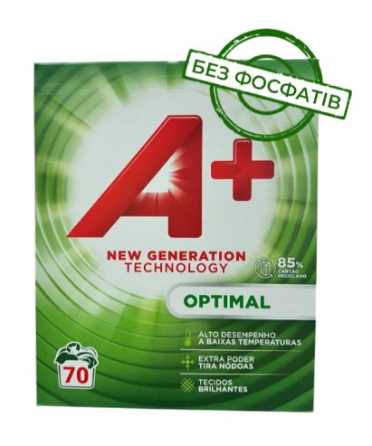 Порошок A+ Optimal 4.2 кг 70 прань Порошок A+ Optimal 4.2 кг 70 прань