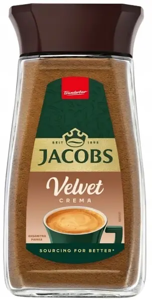 Кава розчинна JACOBS Velvet Crema 100 г Кава розчинна JACOBS Velvet Crema 100 г