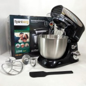 Тістоміс міксер Rainberg RB-8081 планетарний кухонний комбайн 3200 Вт, кухонний комбайн. Зображення №3