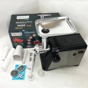 М'ясорубка Rainberg RB-672 3000W електрична з реверсом та соковижималкою, м'ясорубка електрична метал. Зображення №2