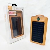 УМБ Power Bank Solar 18000 mAh мобільне зарядне з сонячною панеллю та лампою, Power Bank Charger Orange. Зображення №3