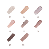 Тіні-олівець для повік перламутрові Bogenia Long Lasting Eyeshadow Stick BG912, 003 Світло-бузкові. Изображение №3