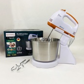 Стаціонарний електричний міксер із чашею Rainberg RB-1006 500W з насадками для замішування тіста Orange. Зображення №5
