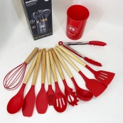 Набір кухонних приладів Rainberg RB-2288 Red. Зображення №3 Набір кухонних приладів Rainberg RB-2288 Red. Зображення №3