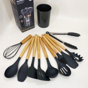 Набір кухонних приладів Rainberg RB-2288 Black Gray. Зображення №3