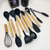 Набір кухонних приладів Rainberg RB-2288 Black Gray. Зображення №4