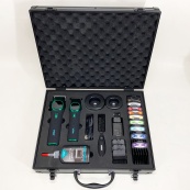 Комплект VGR 2 в 1 V-885 S2 GREEN, аккумуляторная машинка для стрижки и триммер. Изображение №3