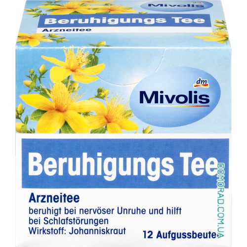 Mivolis Лікувальний чай Beruhigungs Tee 12шт. Mivolis Лікувальний чай Beruhigungs Tee 12шт.