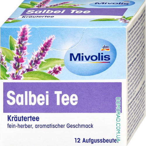 Mivolis Лікувальний чай Salbei Tee 12шт. Mivolis Лікувальний чай Salbei Tee 12шт.