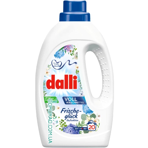 DALLI Гель для прання VOLL Frische-gluck 20WL DALLI Гель для прання VOLL Frische-gluck 20WL